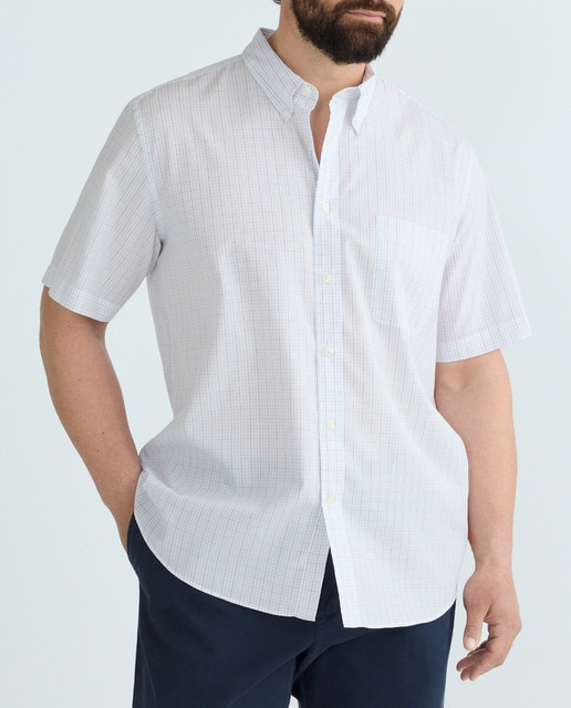 Imagen 0 de Camisa de hombre tallas grandes, manga corta