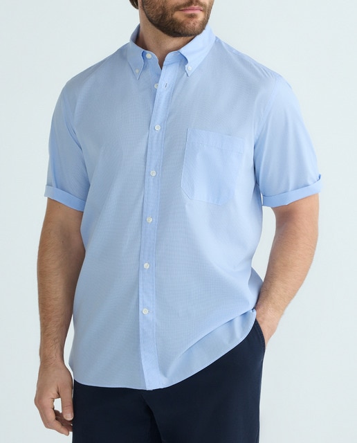 Imagen 0 de Camisa de hombre tallas grandes, manga corta