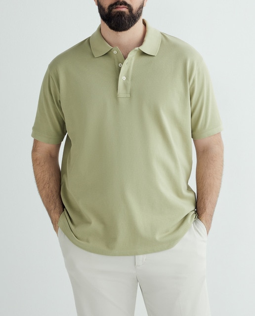 Imagen 0 de Polo básico liso de hombre tallas grandes