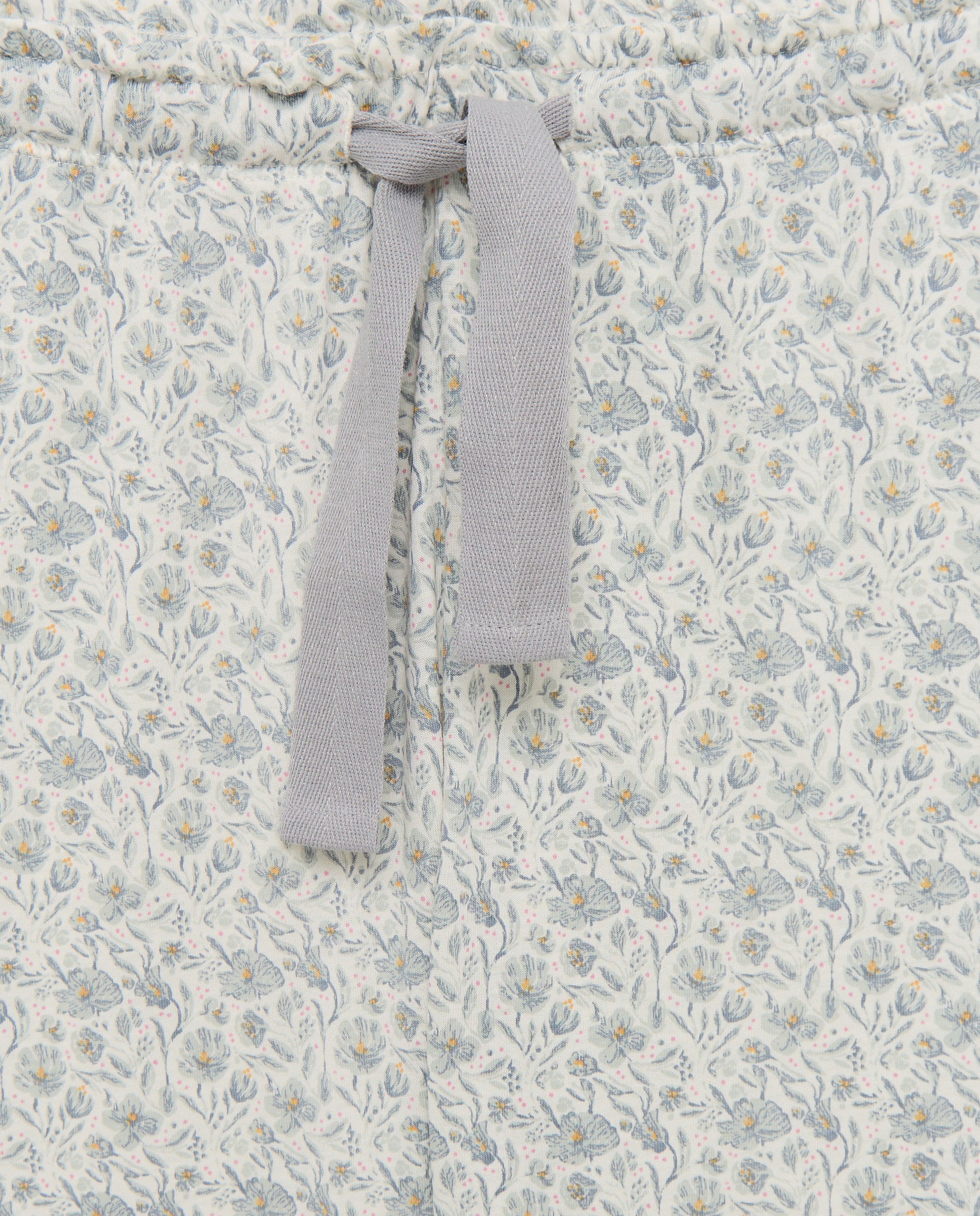 Pijama mujer algodón estampado Gris claro-4