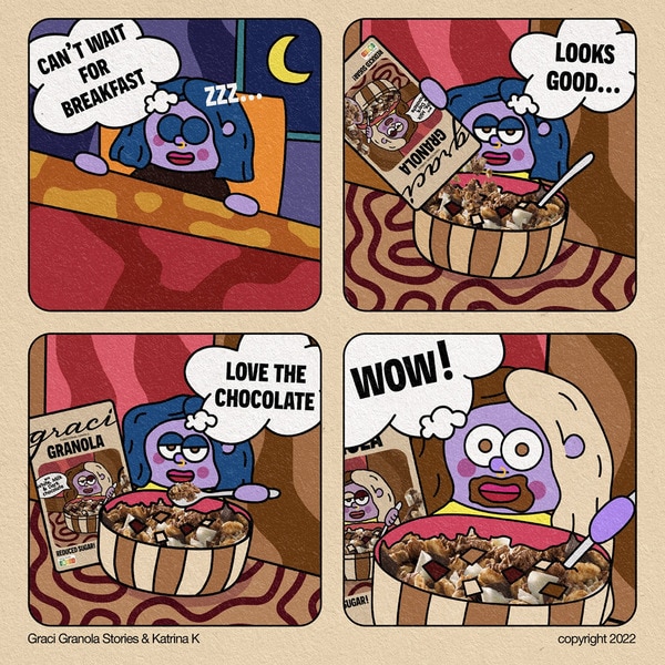 cereales granola triple chocolate Paket 250 g