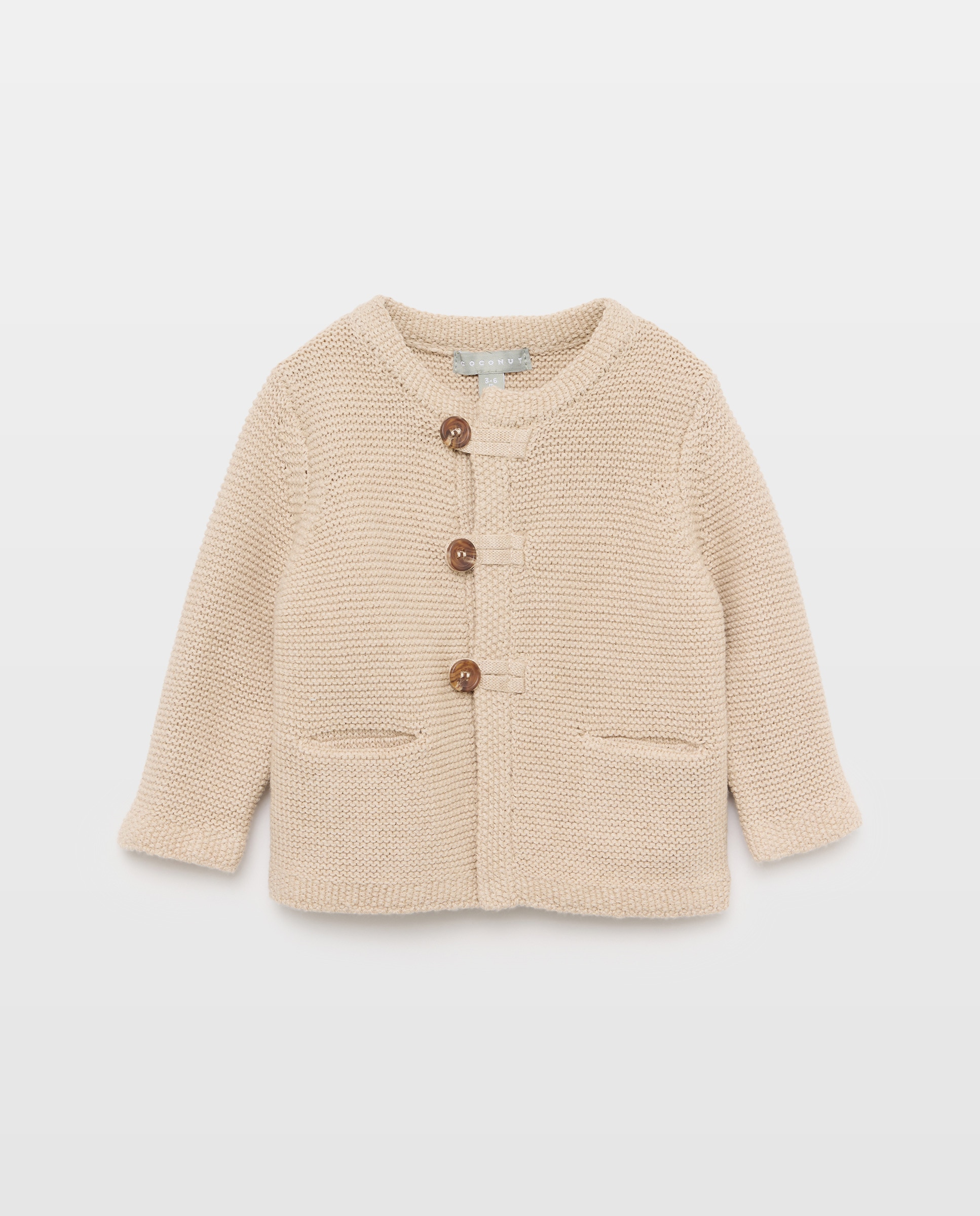 Imagem 0 de Casaco Liso de Malha de Bebé até à Anca