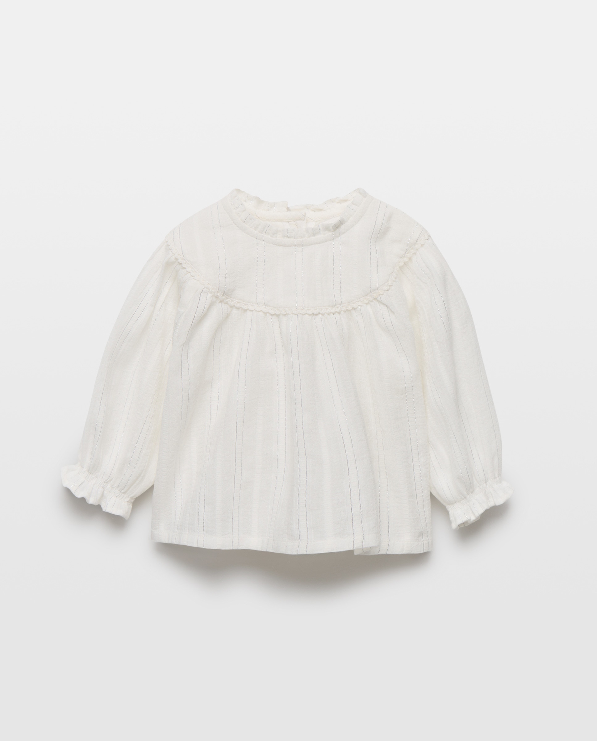 Imagem 0 de Camisa Lisa de Bebé com Manga Comprida