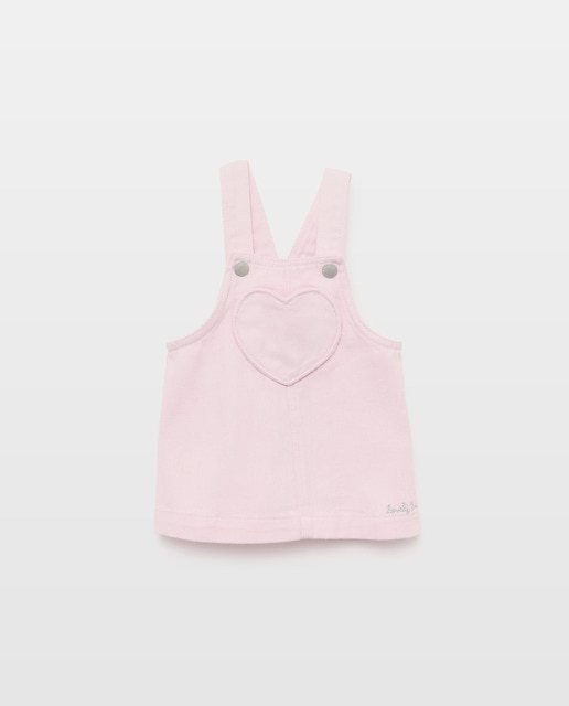 Imagem 0 de Jardineiras de Sarja de Bebé com Bolso em Coração