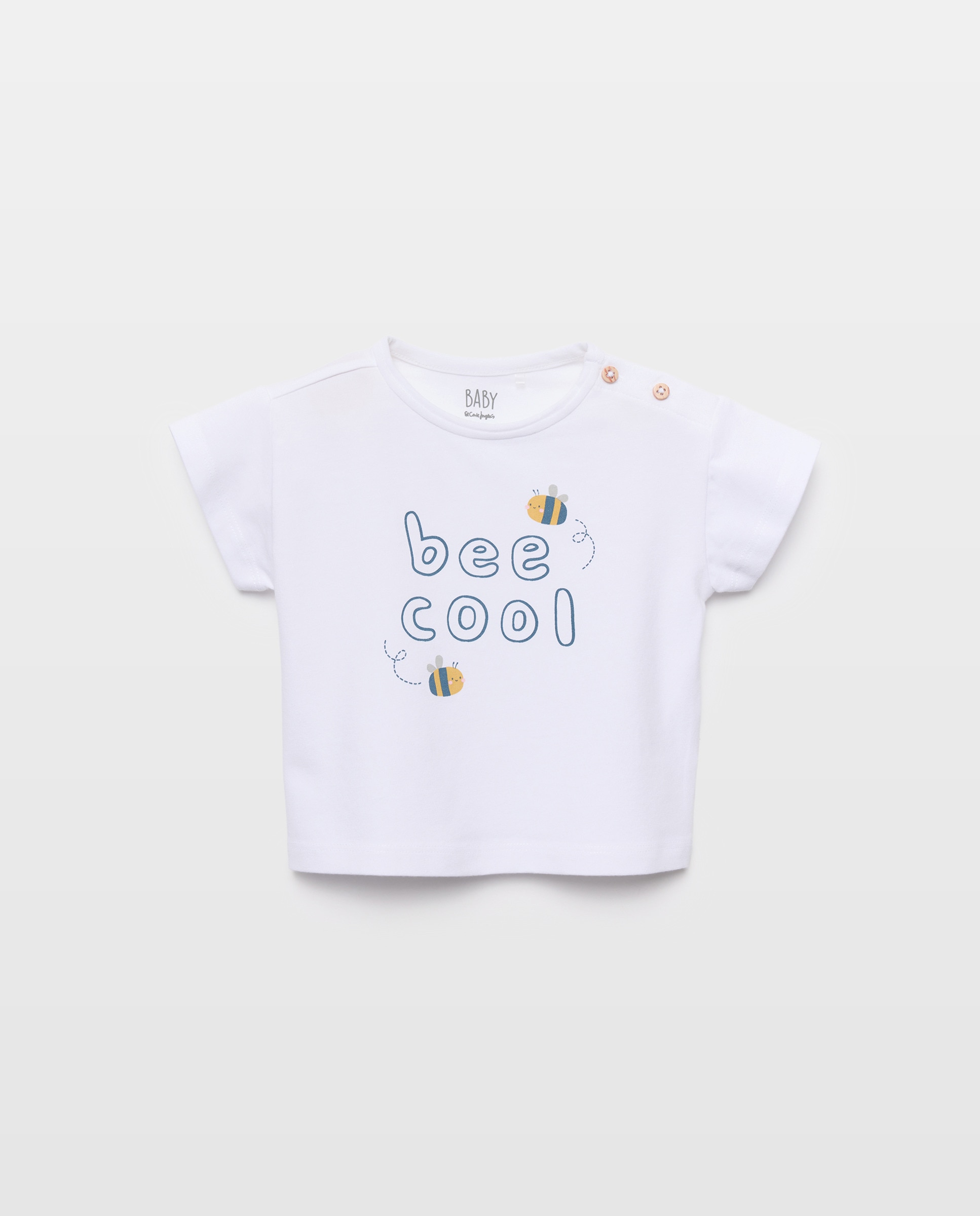 Conjunto de Três Peças de Felpa Lisa de Bebé Baby El Corte Inglés Azul-5