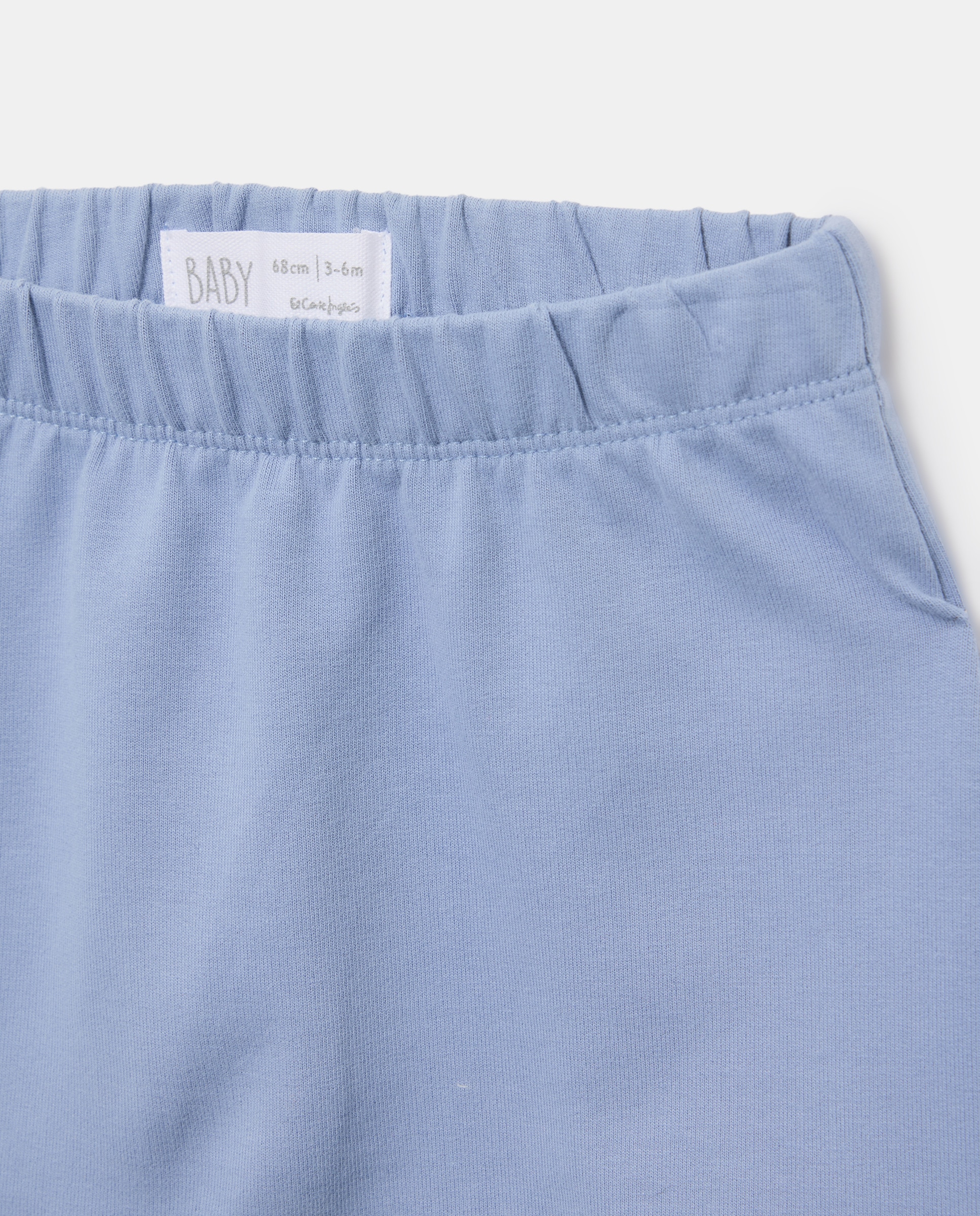 Conjunto de Três Peças de Felpa Lisa de Bebé Baby El Corte Inglés Azul-4