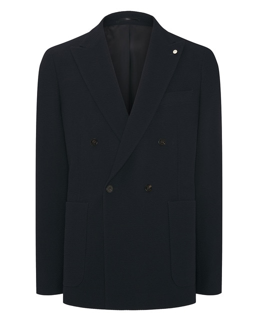 Imagem 0 de Casaco Custom Fit Cruzado com Estrutura