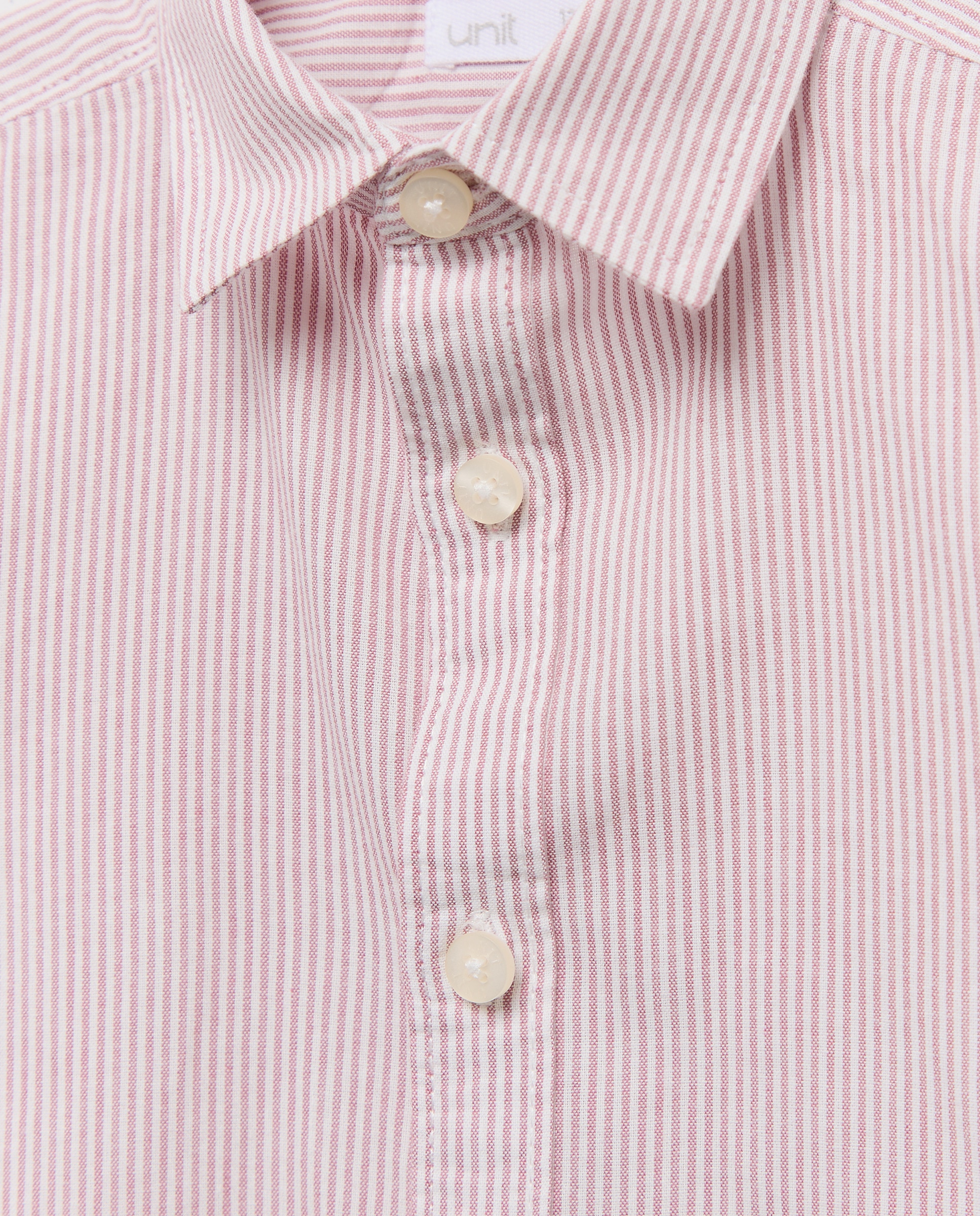 Camisa de bebé chambray rayas moradas Morado-3