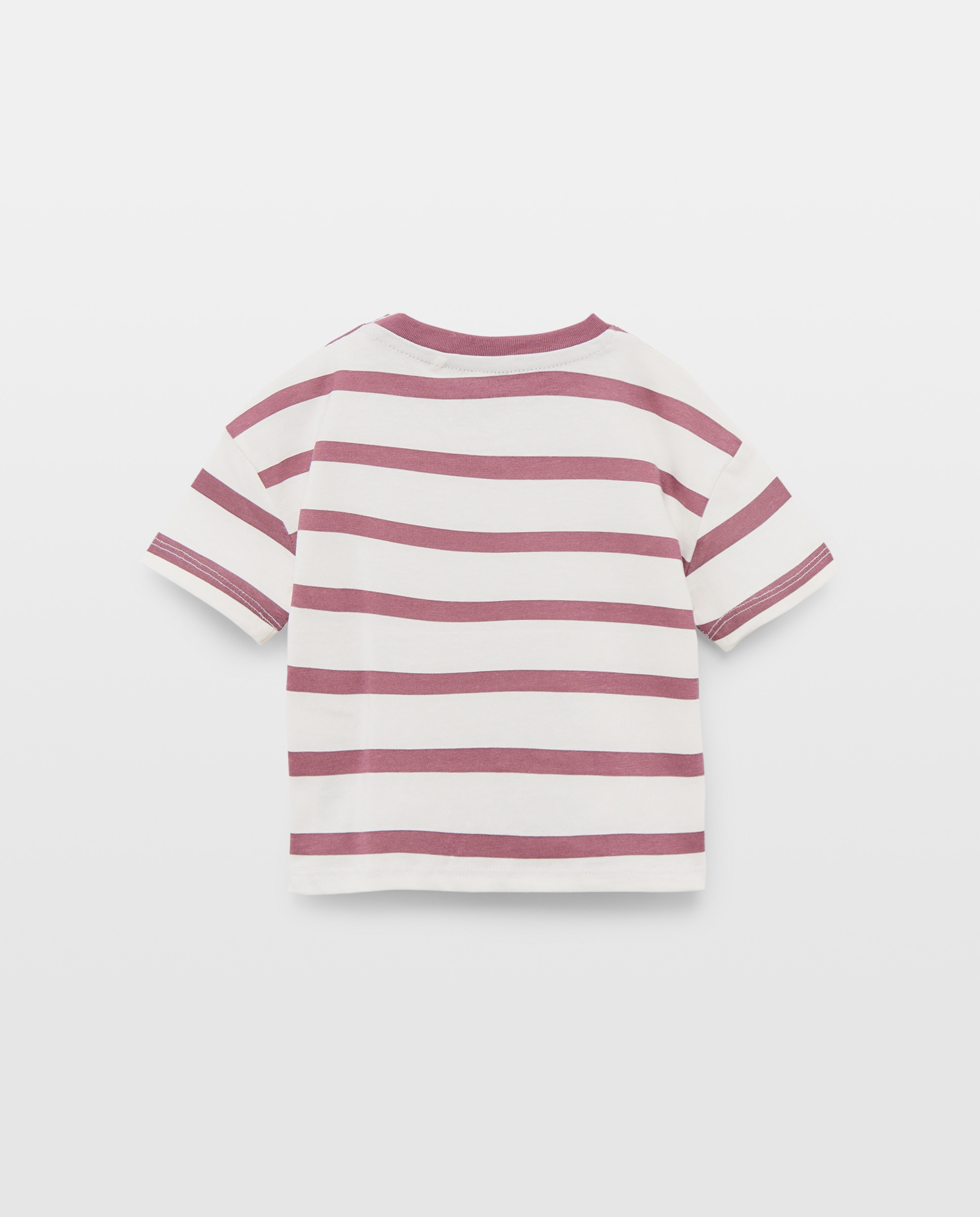 Camiseta de bebé estampada manga corta Blanco roto-2