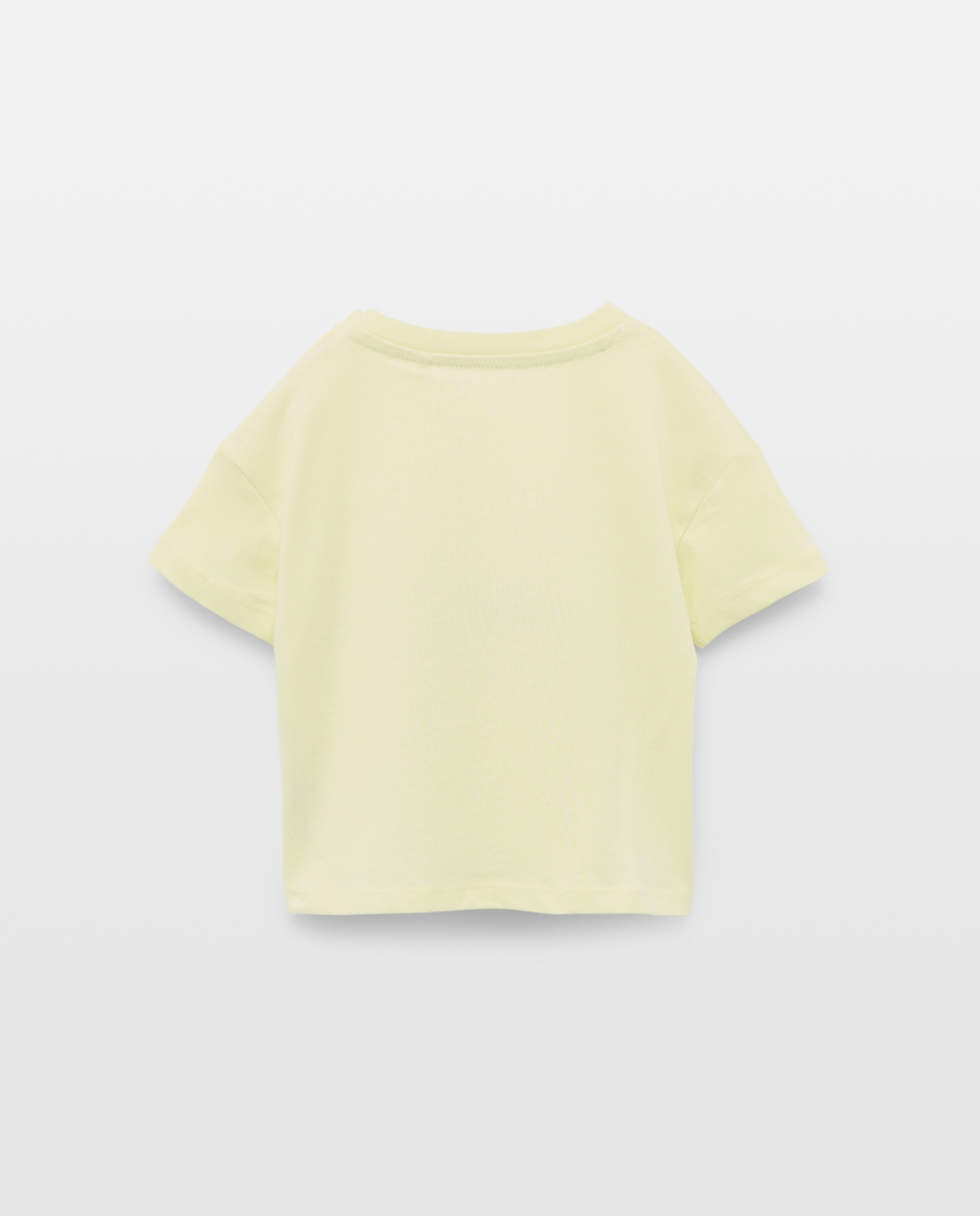 Camiseta de bebé estampada manga corta Pistacho-2