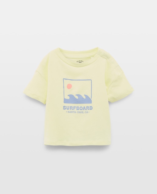 Imagen 0 de Camiseta de bebé estampada manga corta