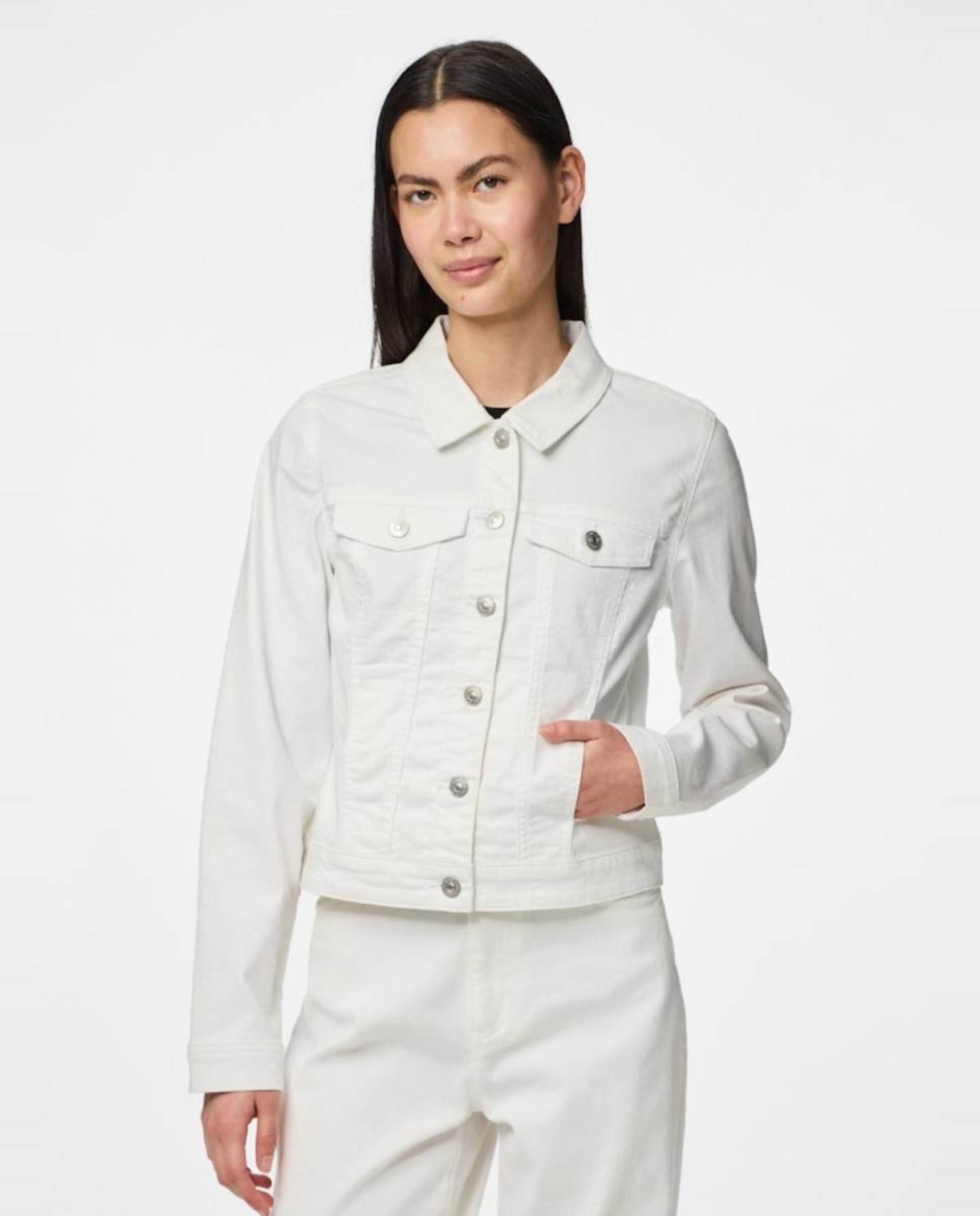 Imagem 0 de Blusão de Ganga com Fecho de Botões