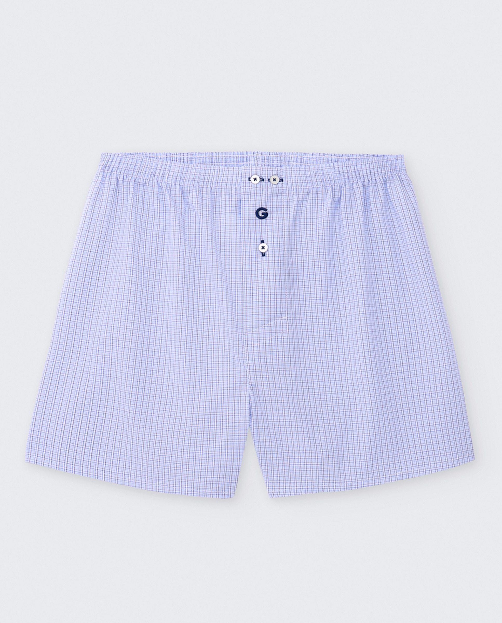 Pack de 2 Boxers de Tecido Azul-5
