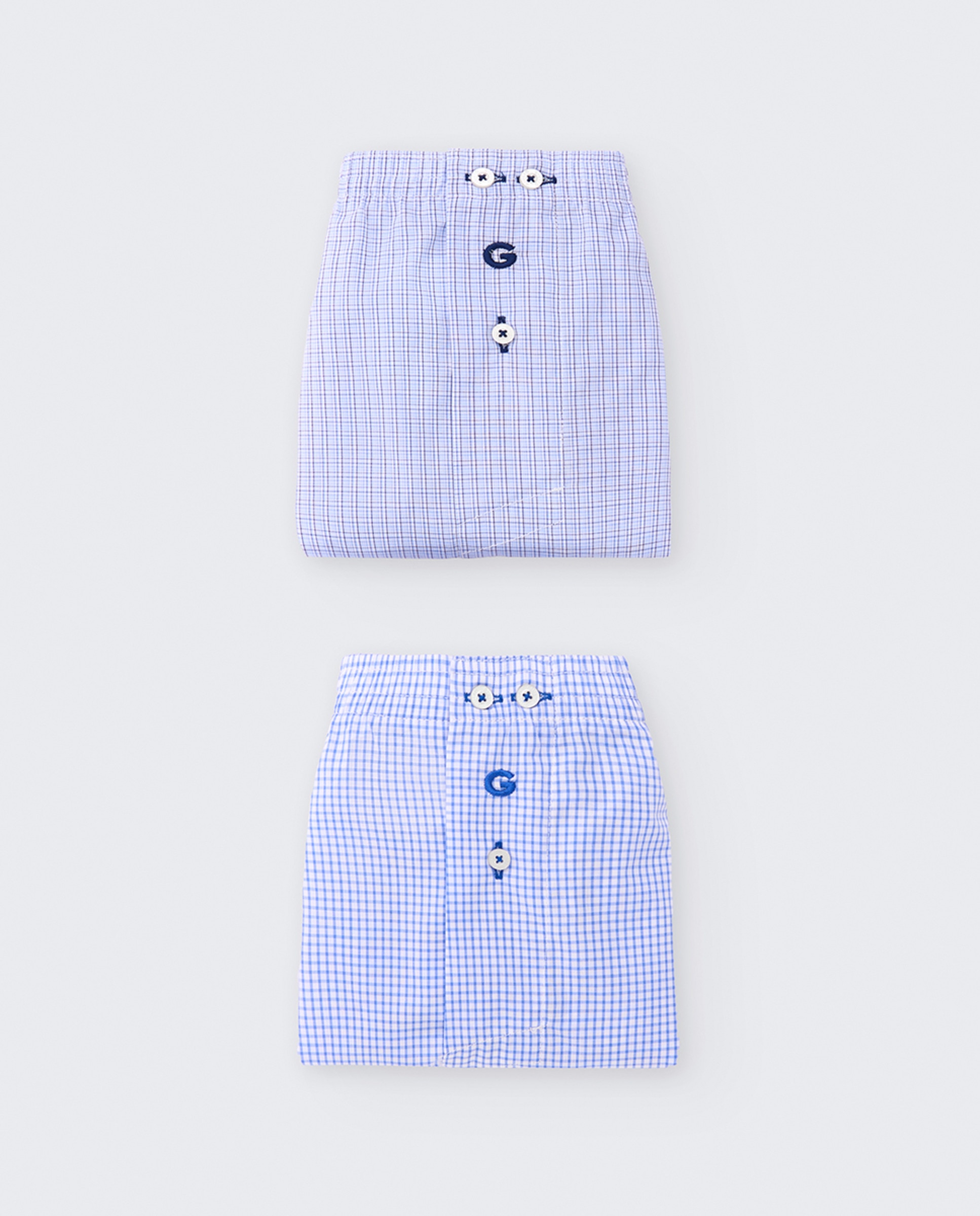 Pack de 2 Boxers de Tecido Azul-4