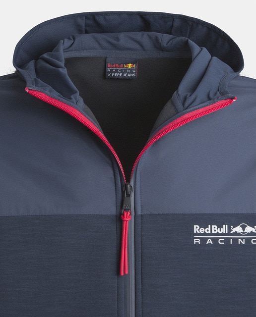 Imagen 0 de Sudadera con capucha de hombre algodón-poliéster paneles de microfibra