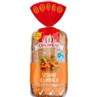 Pão Integral de Sésamo e Linhaça embalagem 550 g - Oroweat