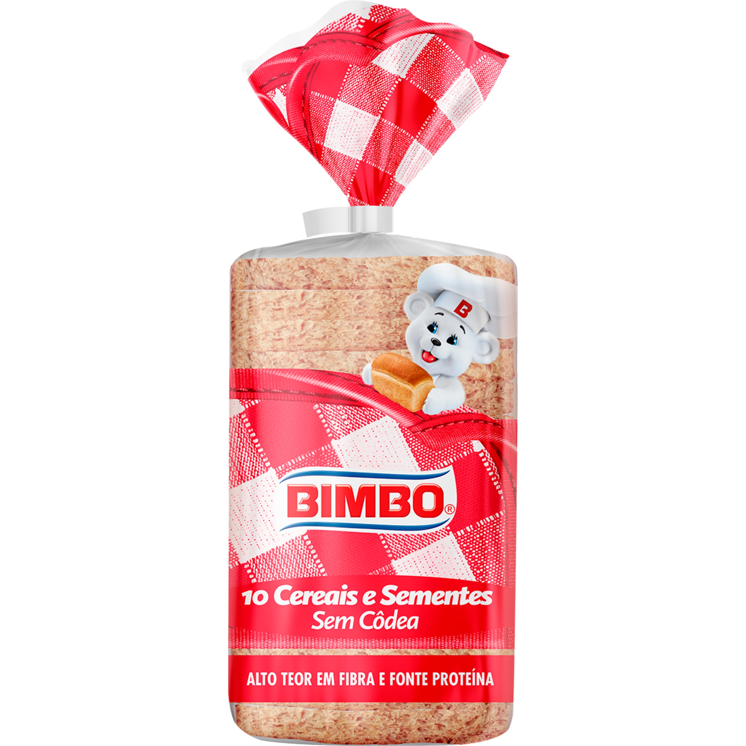 Pão de Forma  Integral 10 Cereais e Sementes embalagem 450 g