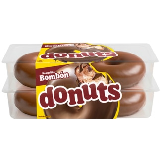de Chocolate 4 Unidades embalagem 188 g - Donuts Bombon