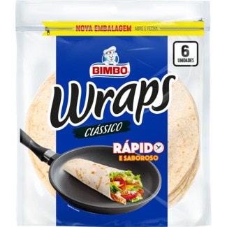 Wraps Clássico 6 Unidades embalagem 240 g - Bimbo