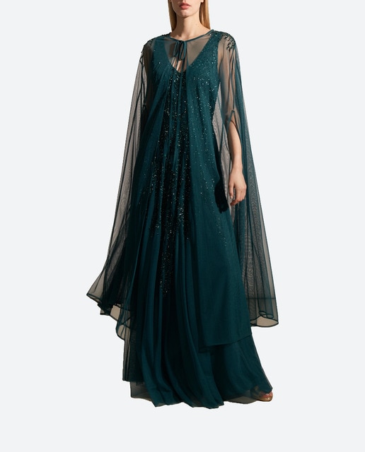Imagen 0 de Vestido largo con pedrería