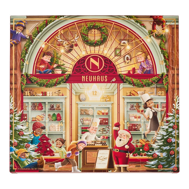 Imagen 0 de Calendario de Adviento casa de Santa Claus 25 bombones Neuhaus