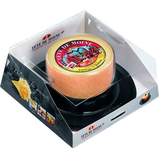 queso semi suizo DOP elaborado con leche cruda de vaca pieza 400 g - Tete De Moine