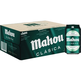 cerveza rubia original pack 12 latas 33 cl - Mahou Clasica