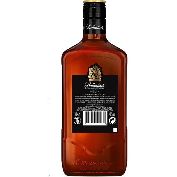 Schottischer Whisky Blended 10 Jahre Flasche 70 cl