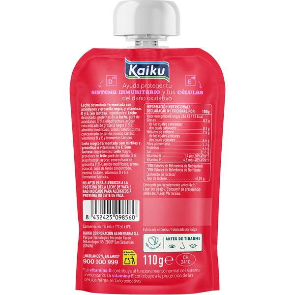 Vitamin Protect Heidelbeeren und Johannisbeeren Pouch 110 g