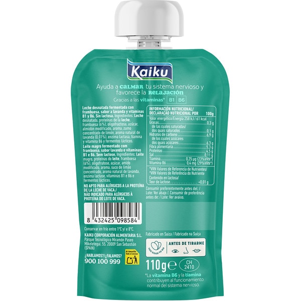 Vitamin Relax raspberry and lavender pouch 110 g