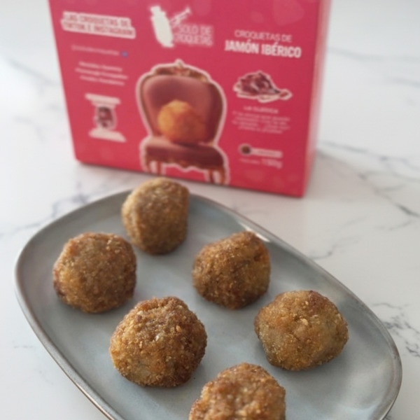 Iberian ham croquettes 6 pieces case 150 g