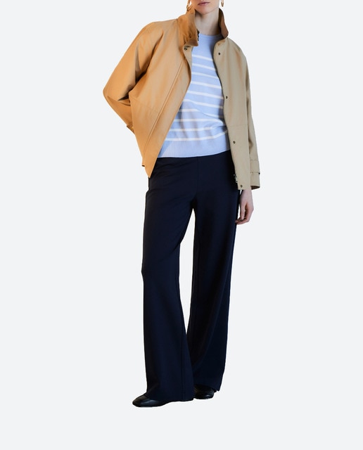 Imagen 0 de Jersey de mujer cuello caja rayas