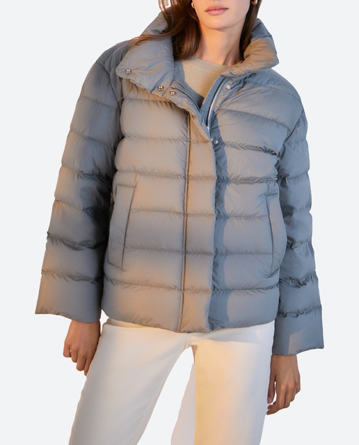 Imagen 0 de Plumífero corto de mujer liso