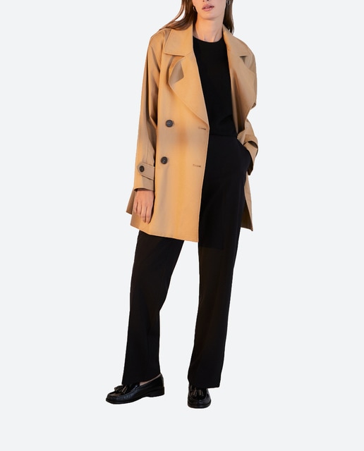 Imagen 0 de Gabardina de mujer trench corto nuevo cott