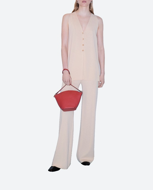 Imagen 0 de Pantalón recto largo de mujer