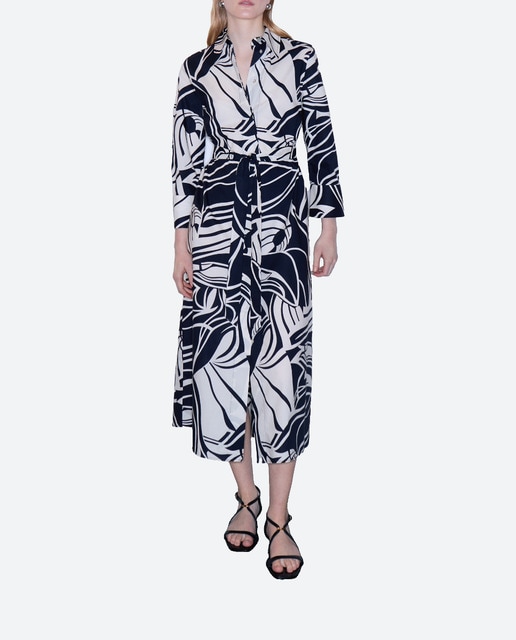Imagen 0 de Vestido camisero estampado