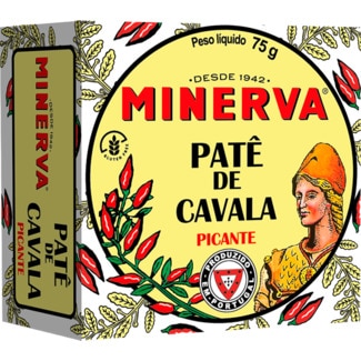 Paté Cavala Picante lata 75 g - Minerva