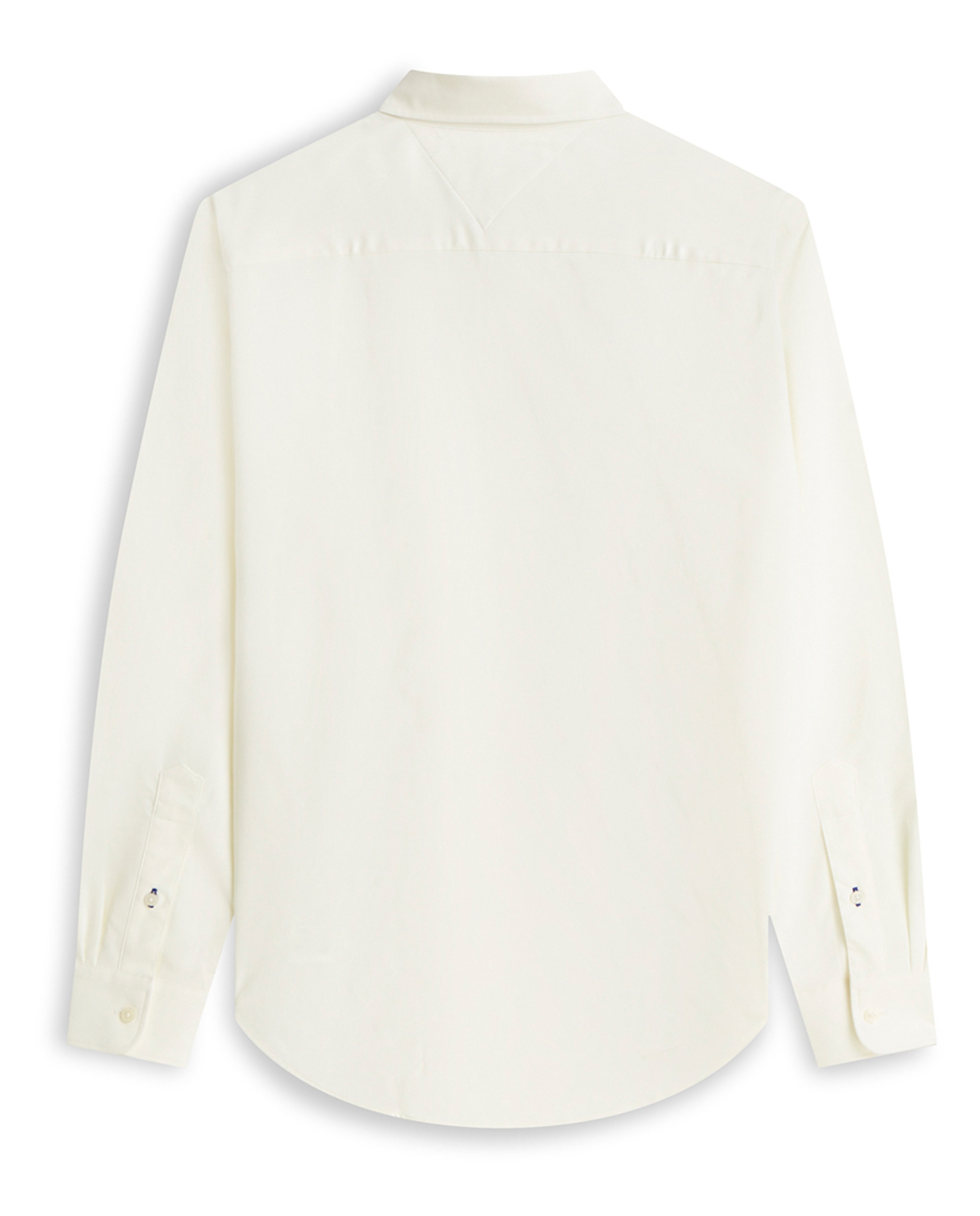 Camisa Lisa de Popelina Branco-2