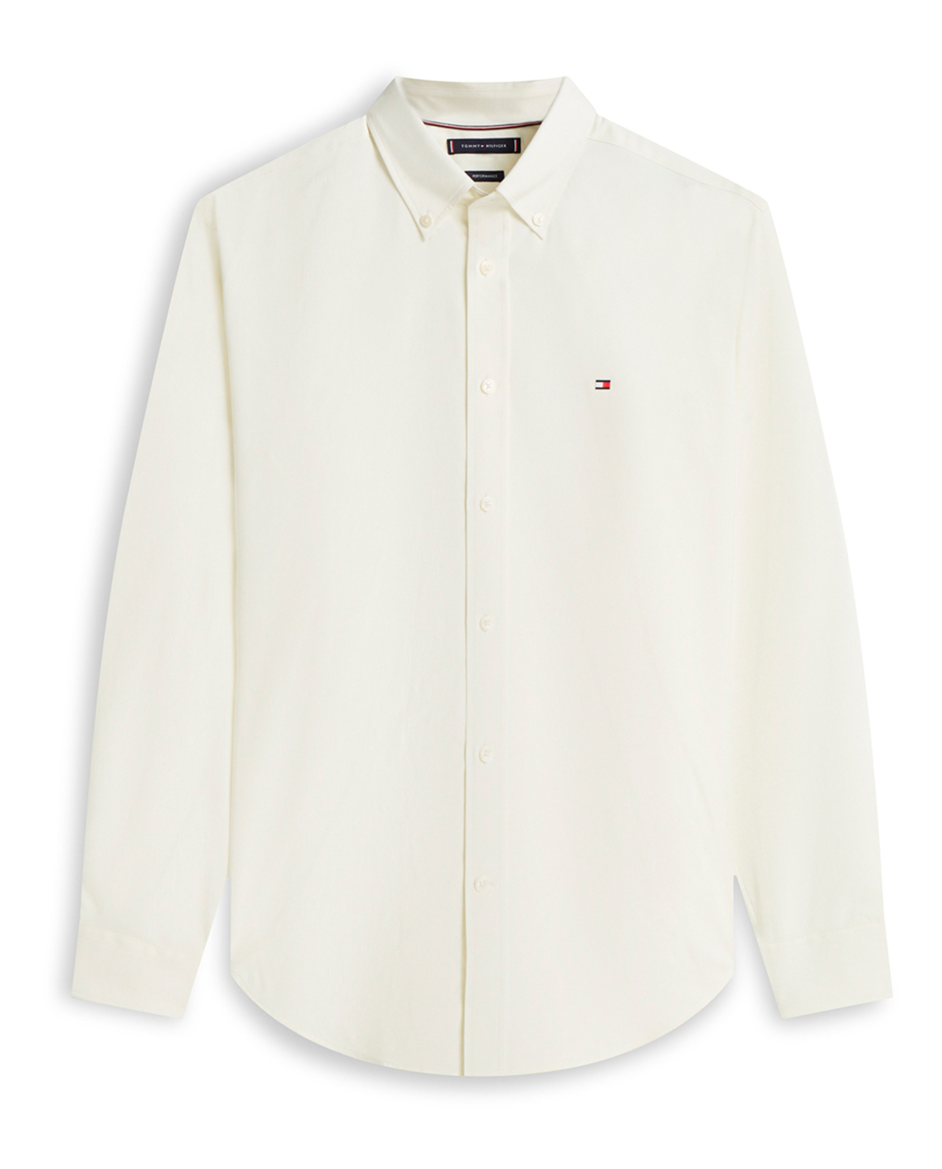 Camisa Lisa de Popelina Branco-1