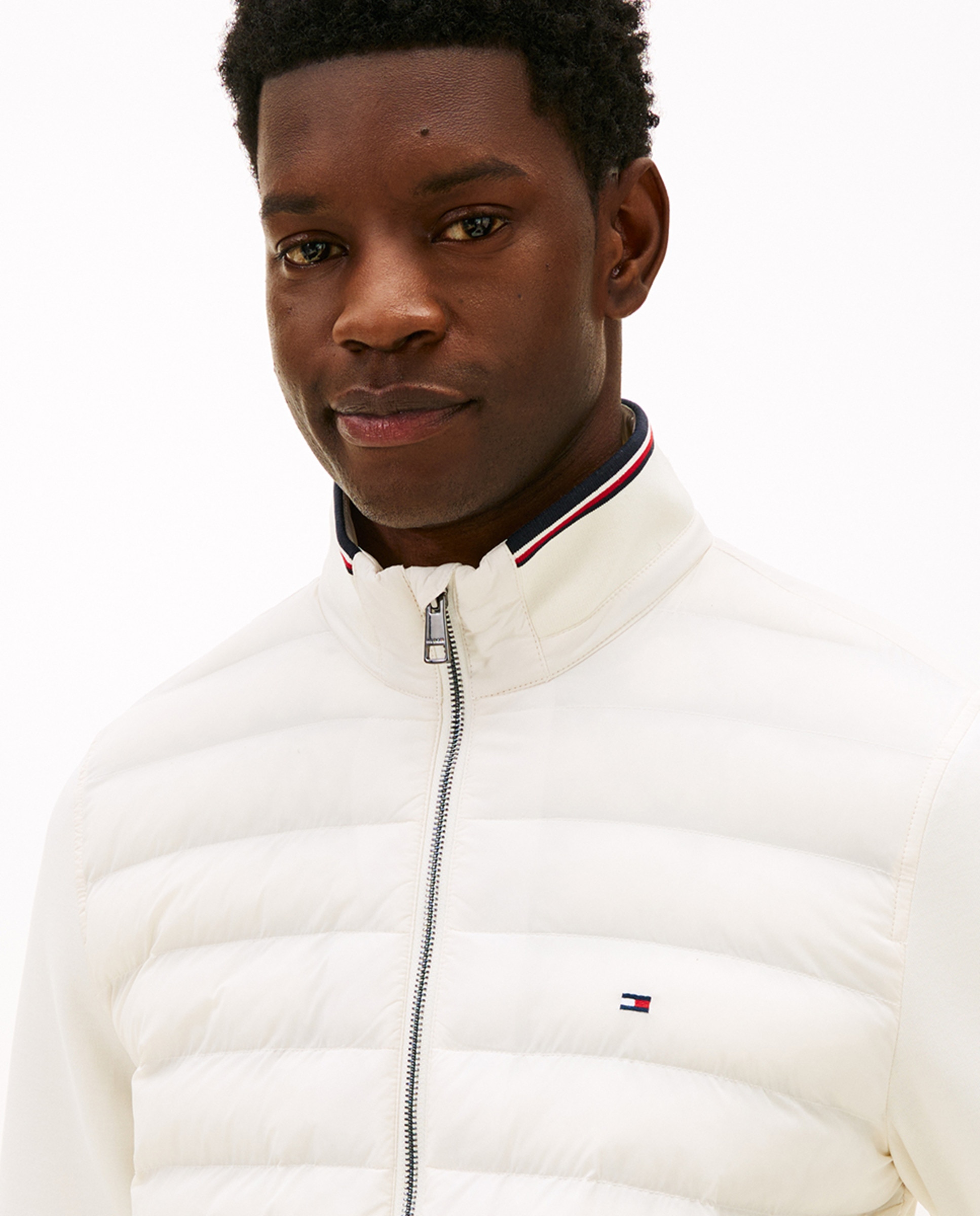 Casaco Acolchoado e Híbrido Branco-3