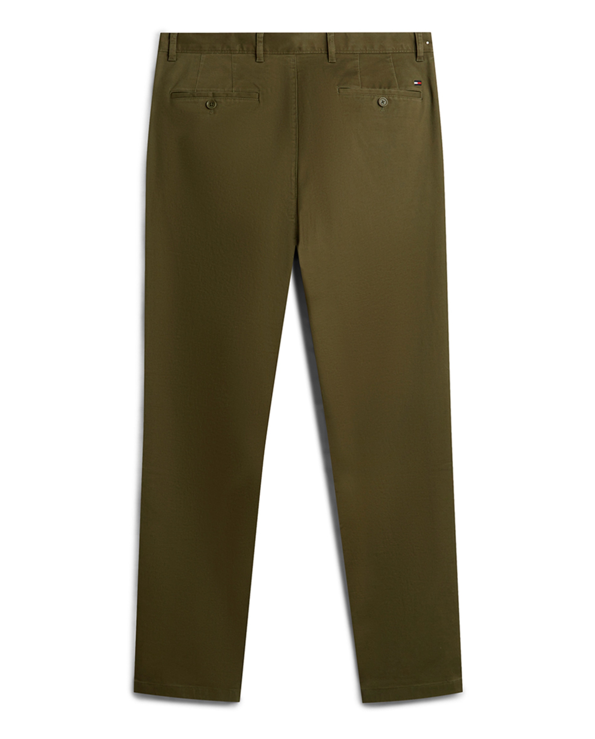 Calças Chino Denton Verde-militar-6