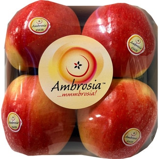 manzana Ambrosia bandeja 750 g peso aproximado - Ambrosia