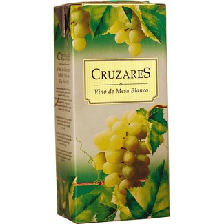 vino blanco brik 1 l - Cruzares