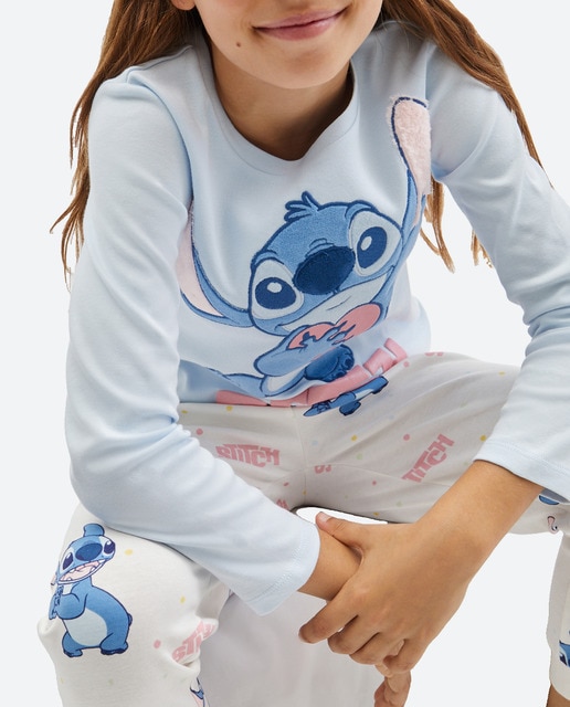 Imagen 0 de Pijama largo de niña Stitch