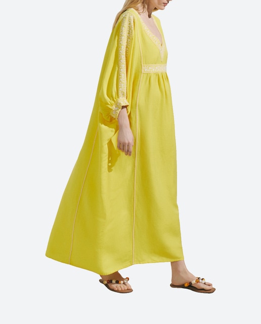 Imagen 0 de Maxi caftán bordado