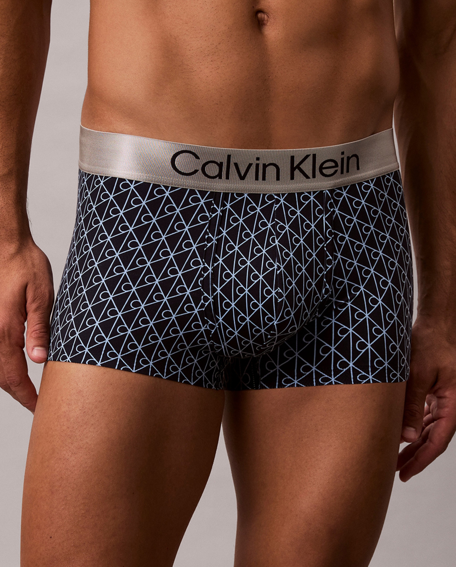 Pack de 3 Boxers Compridos - Icon Cotton Stretch Azul-4