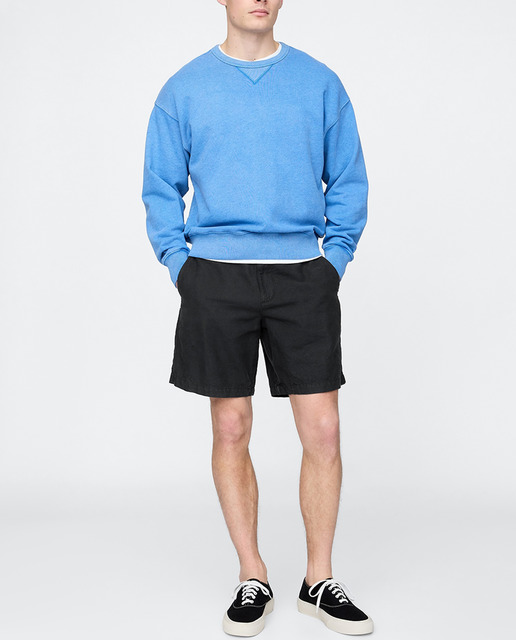 Imagen 0 de Pantalones cortos de hombre de lino y algodón