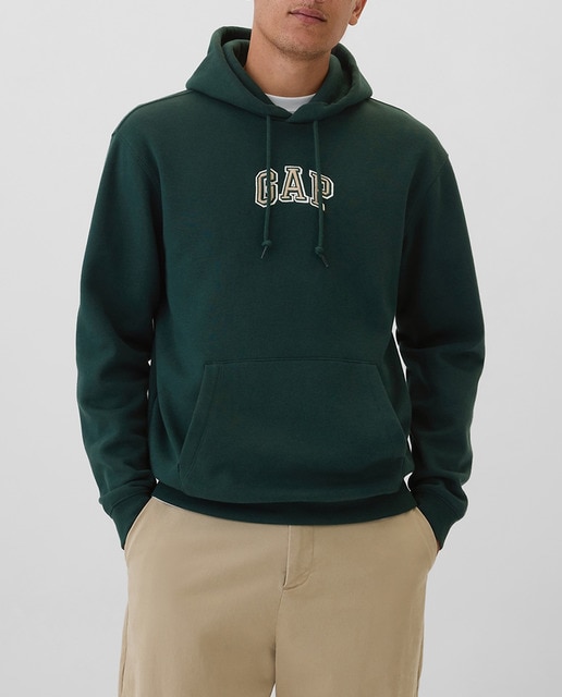Imagen 0 de Sudadera de hombre  con capucha , cordones y logo de la marca