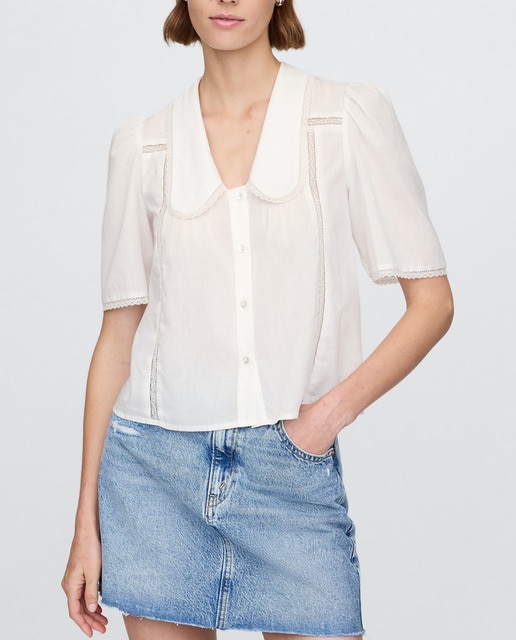 Imagen 0 de Blusa de mujer con encajes