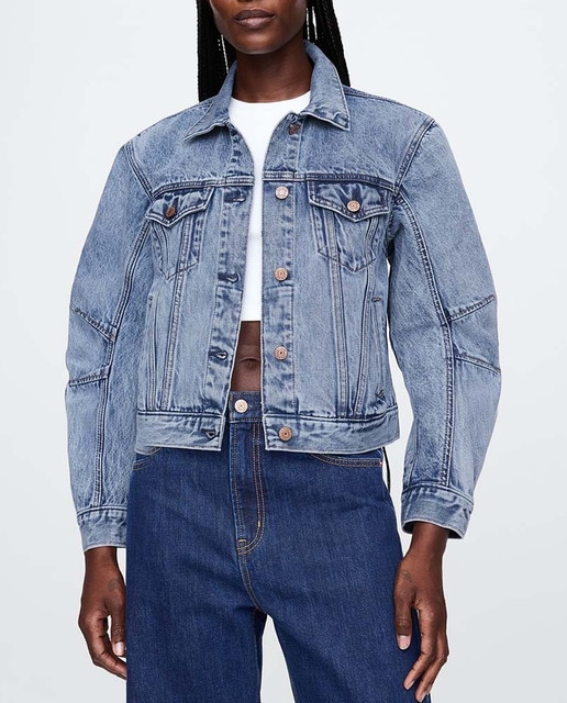 Imagen 0 de Cazadora vaquera de mujer